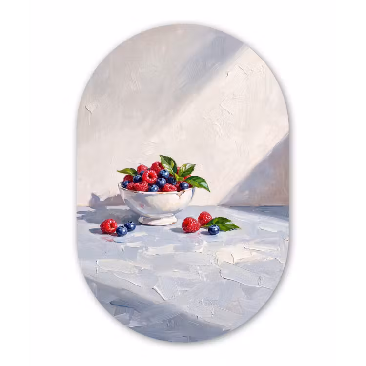 Muurovaal - Kunststof - Bessen - Kom - Eten — 3