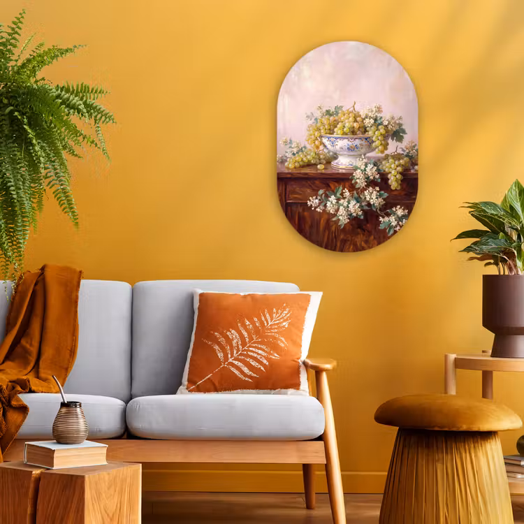 Muurovaal - Kunststof - Fruit - Stilleven - Klassiek — 2