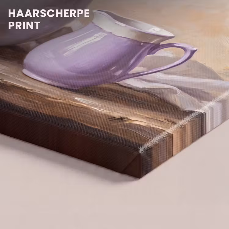 Canvas schilderij - Bloemen - Stilleven - Paars — 4