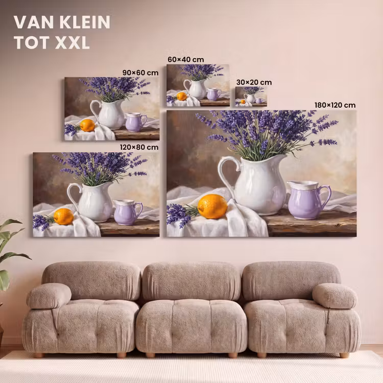 Canvas schilderij - Bloemen - Stilleven - Paars — 7