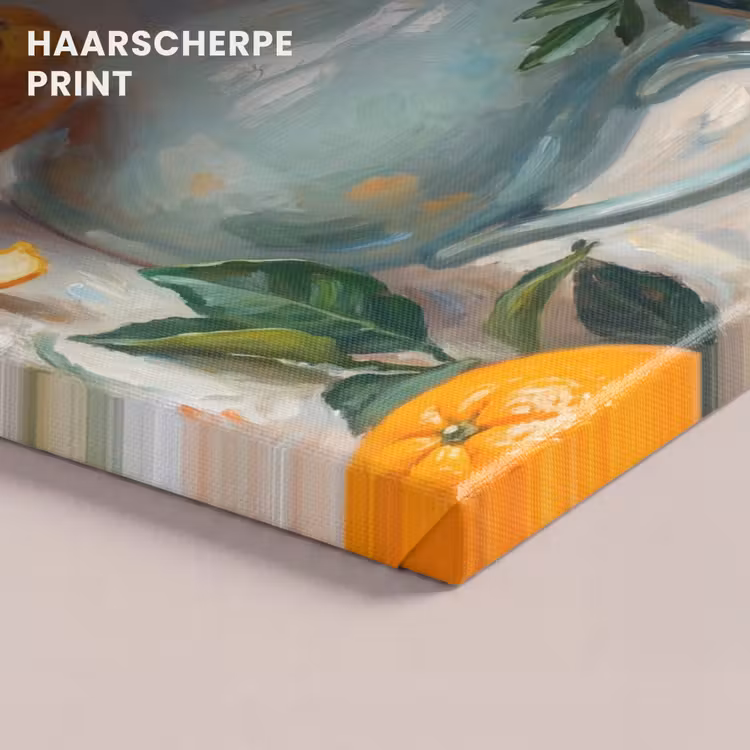 Canvas schilderij - Eten - Oranje - Kunst — 4