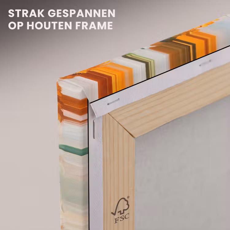 Canvas schilderij - Eten - Oranje - Kunst — 6