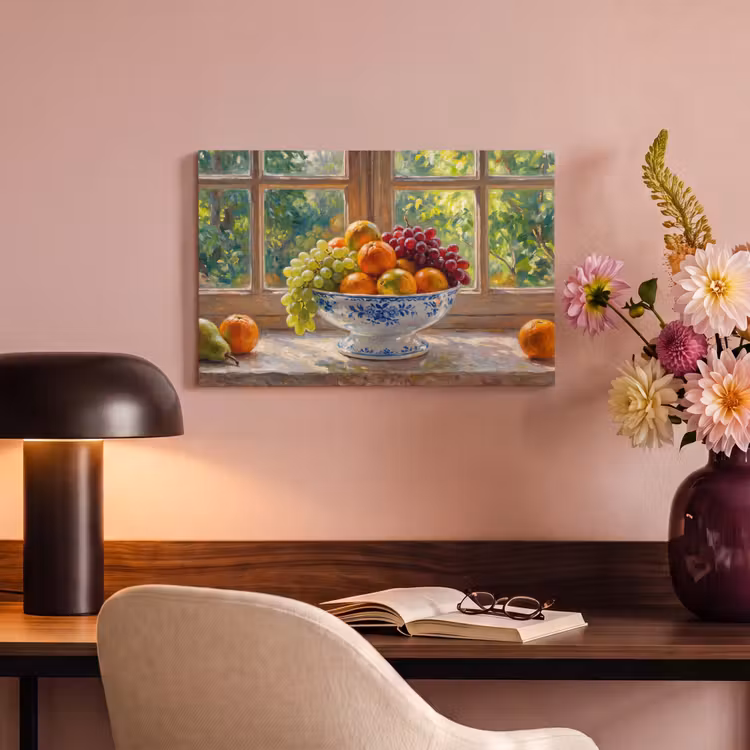 Canvas schilderij - Fruit - Vensterbank - Natuur — 5