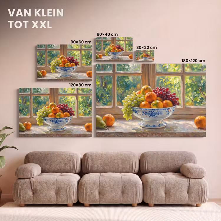 Canvas schilderij - Fruit - Vensterbank - Natuur — 7
