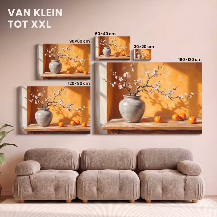 Canvas schilderij - Witte bloemen - Stilleven — 7