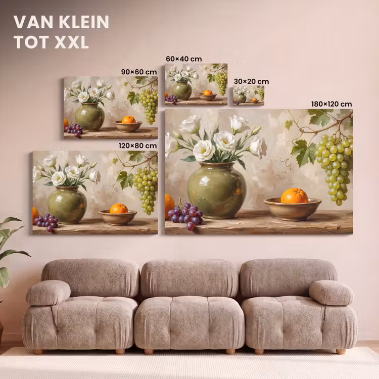 Canvas schilderij - Bloemen - Fruit - Stilleven — 7