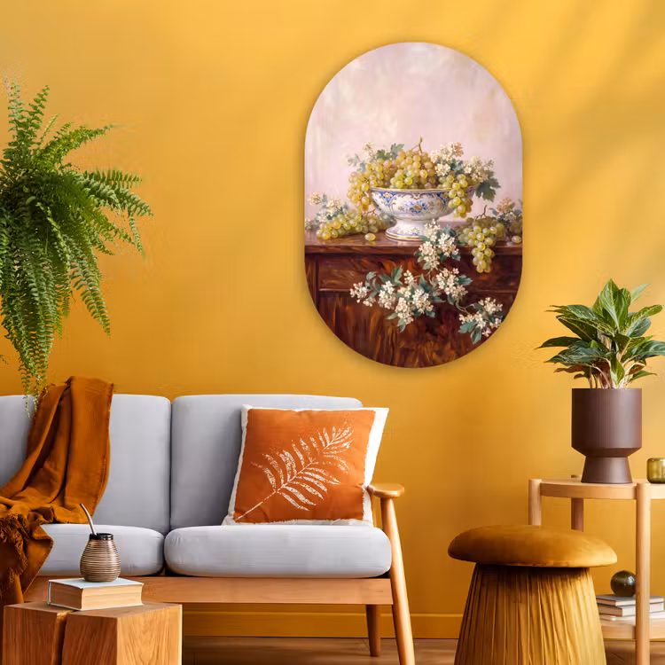 Muurovaal - Glas - Fruit - Stilleven - Klassiek — 3