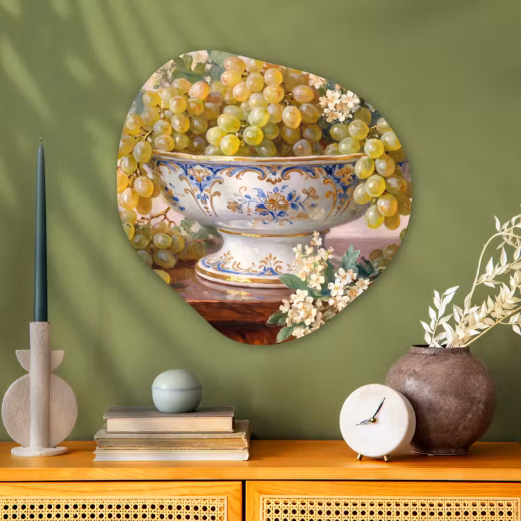 Organisch schilderij - Glas - Fruit - Stilleven - Klassiek — 2