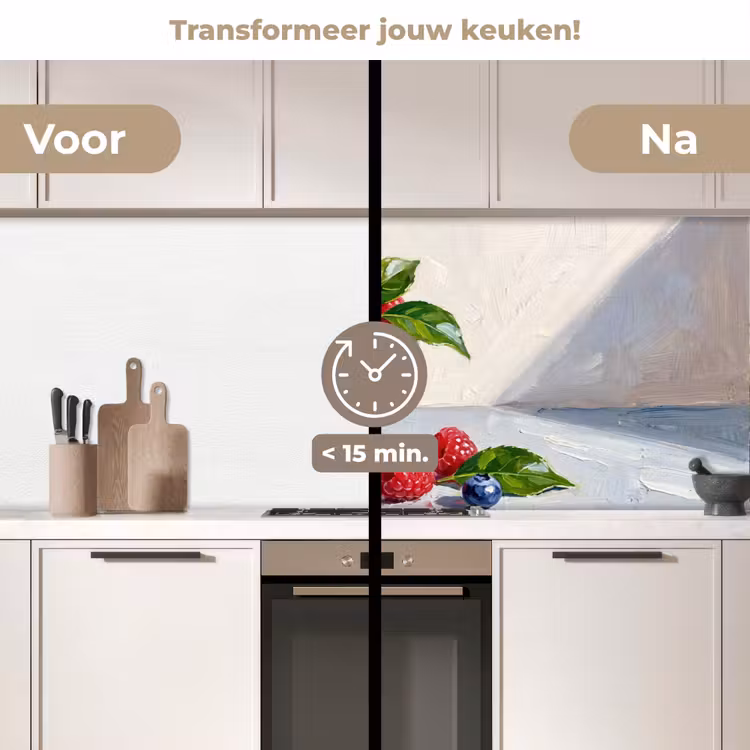 Keuken achterwand - Bessen - Kom - Eten — 2