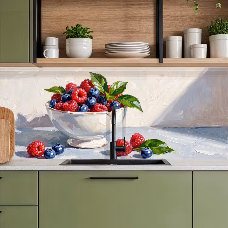 Keuken achterwand - Bessen - Kom - Eten — 5