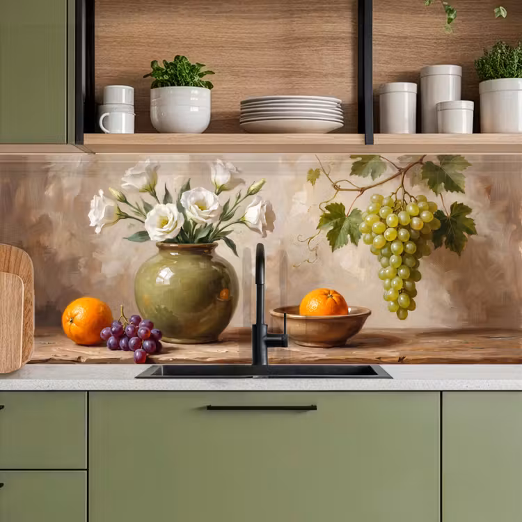 Keuken achterwand - Bloemen - Fruit - Stilleven — 5