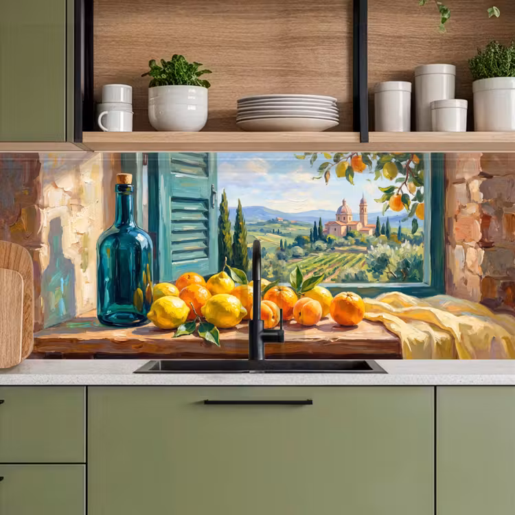 Keuken achterwand - Fles - Fruit - Stilleven — 5