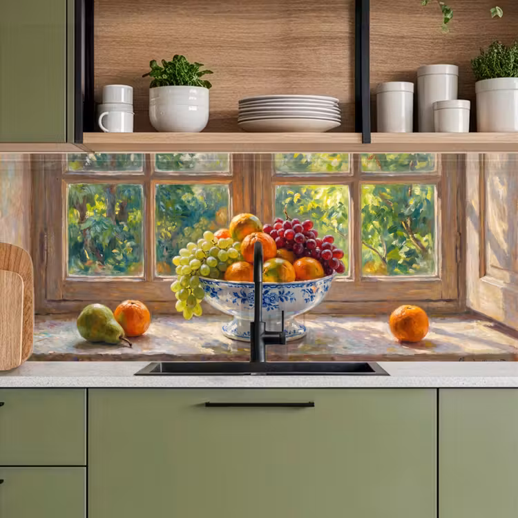 Keuken achterwand - Fruit - Vensterbank - Natuur — 5