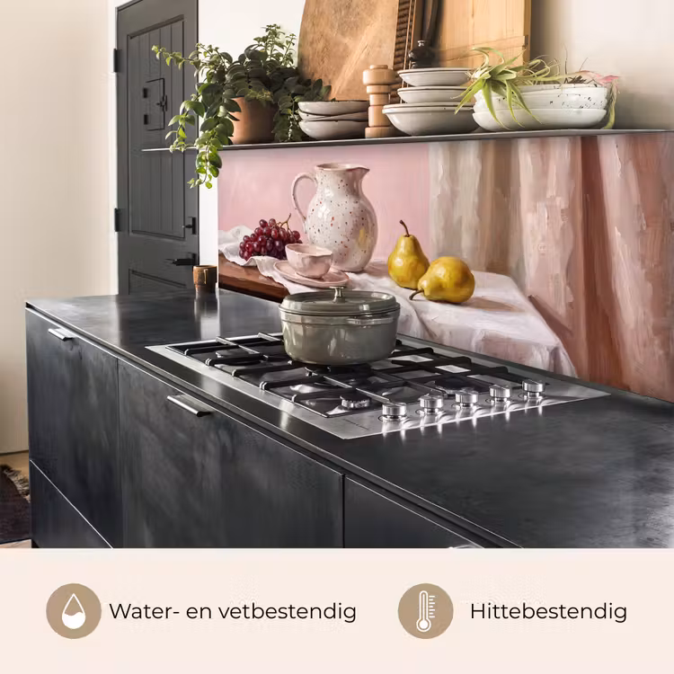 Keuken achterwand - Stilleven - Fruit - Roze — 3
