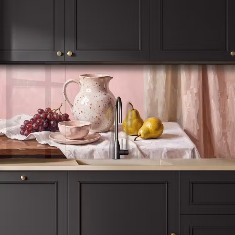 Keuken achterwand - Stilleven - Fruit - Roze — 6