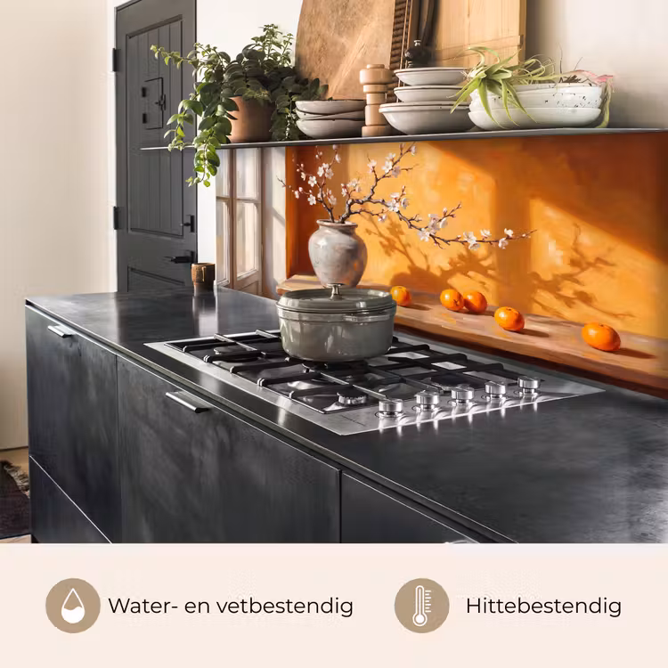 Keuken achterwand - Witte bloemen - Stilleven — 3