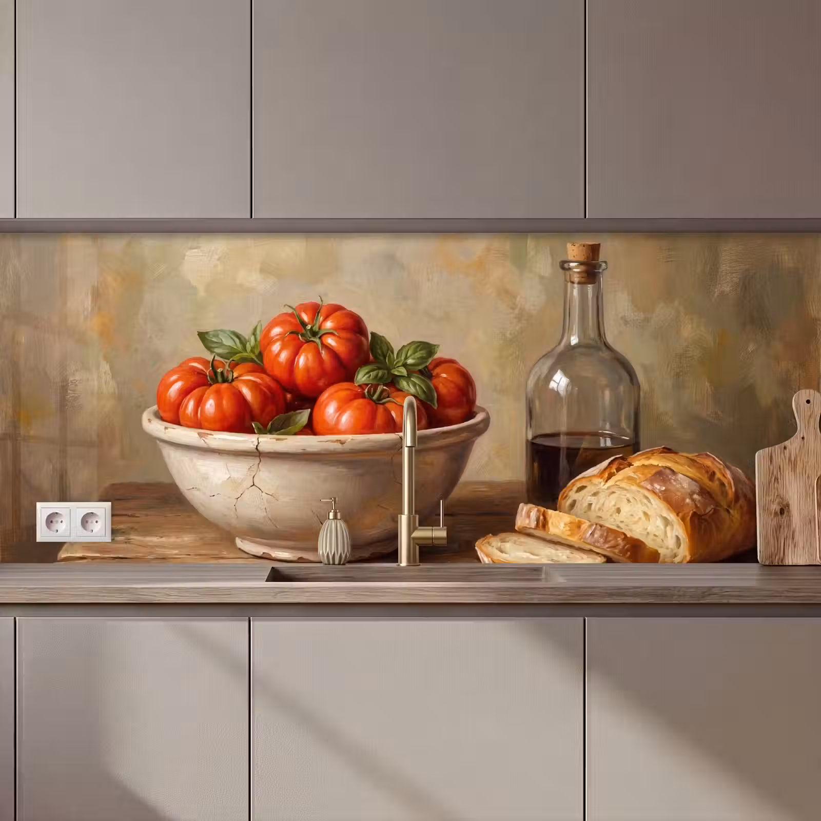Keuken achterwand - Tomaten - Kom - Eten — 1