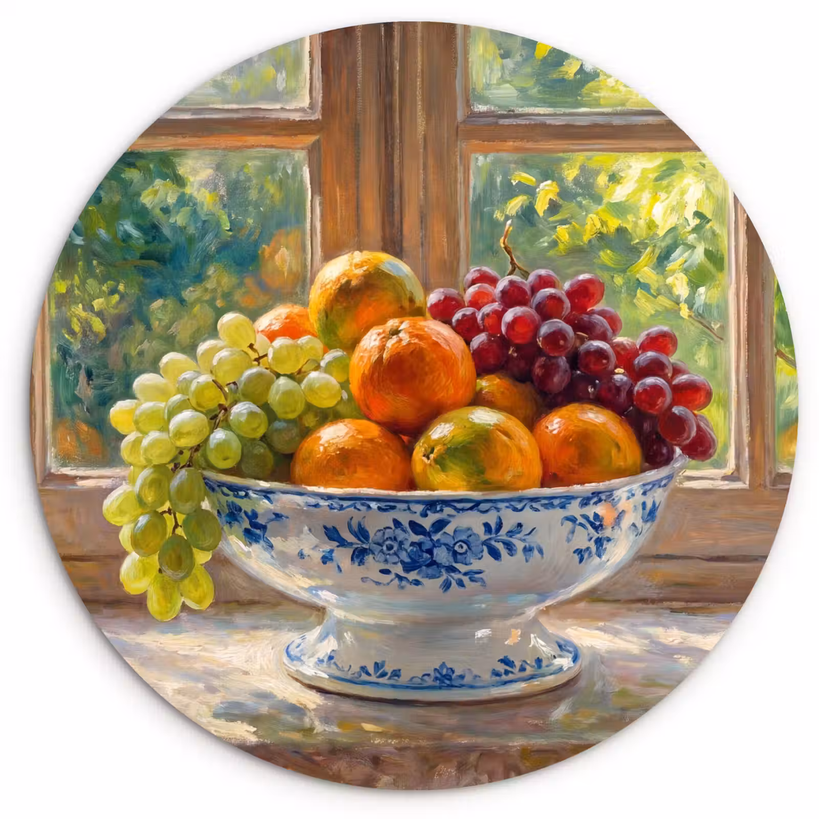 Muurcirkel - Fruit - Vensterbank - Natuur — 1