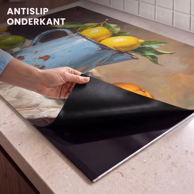 Inductie beschermer en spatscherm (2in1) - Eten - Stilleven - Klassiek — 4