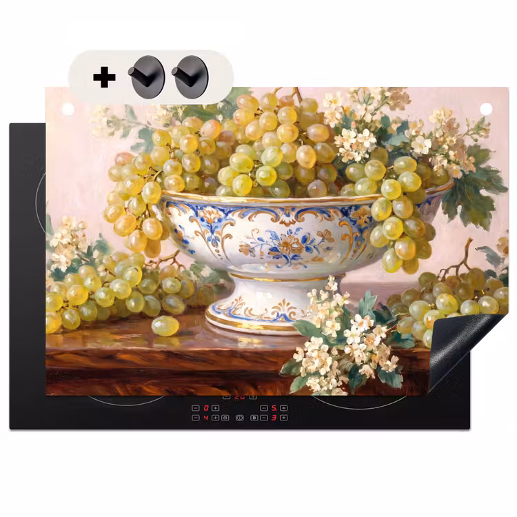 Inductie beschermer en spatscherm (2in1) - Fruit - Stilleven - Klassiek — 1