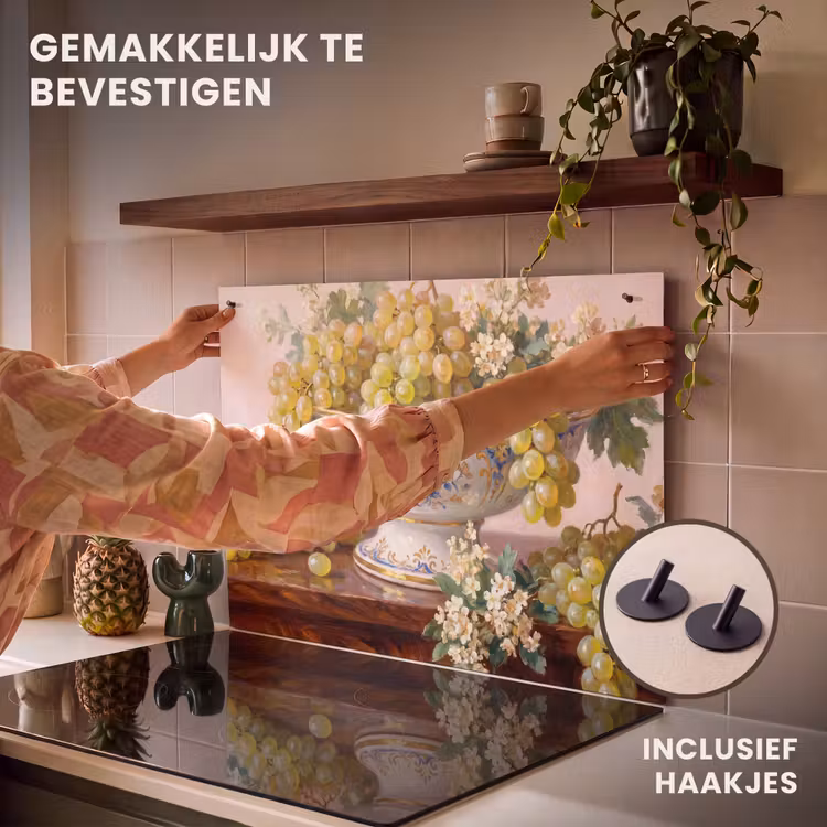 Inductie beschermer en spatscherm (2in1) - Fruit - Stilleven - Klassiek — 7