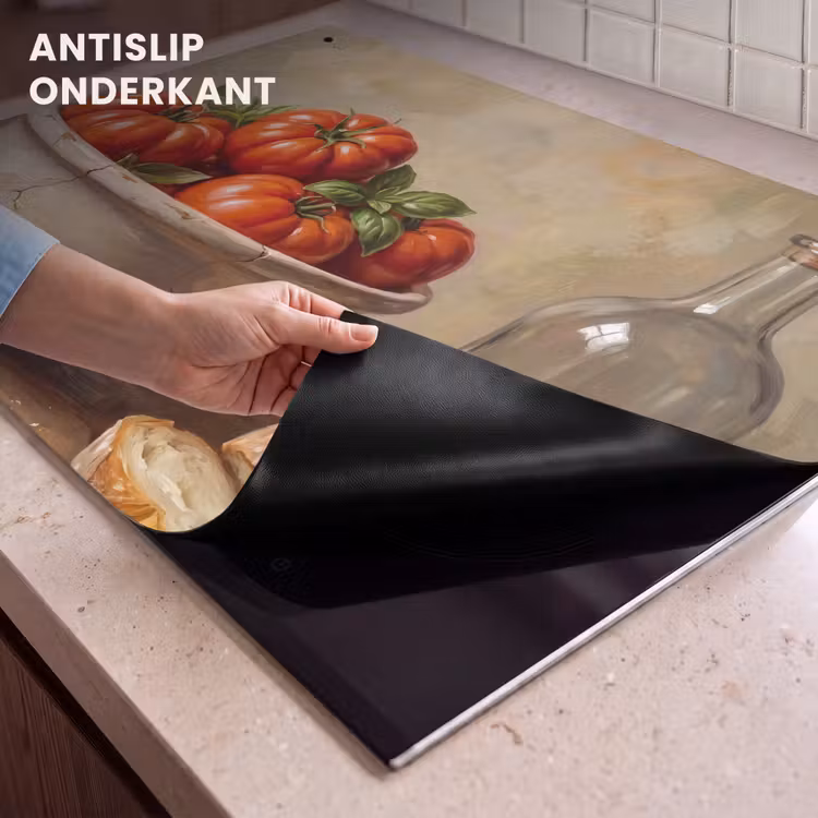 Inductie beschermer en spatscherm (2in1) - Tomaten - Kom - Eten — 4