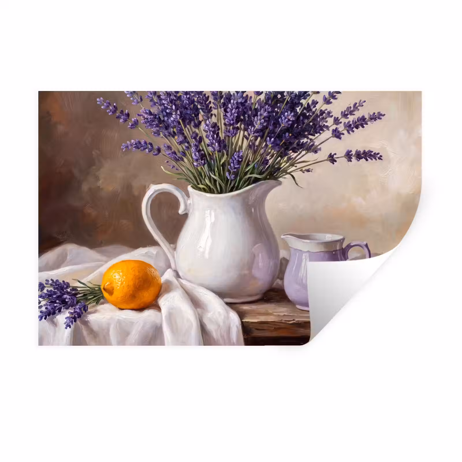 Muursticker - Bloemen - Stilleven - Paars — 1