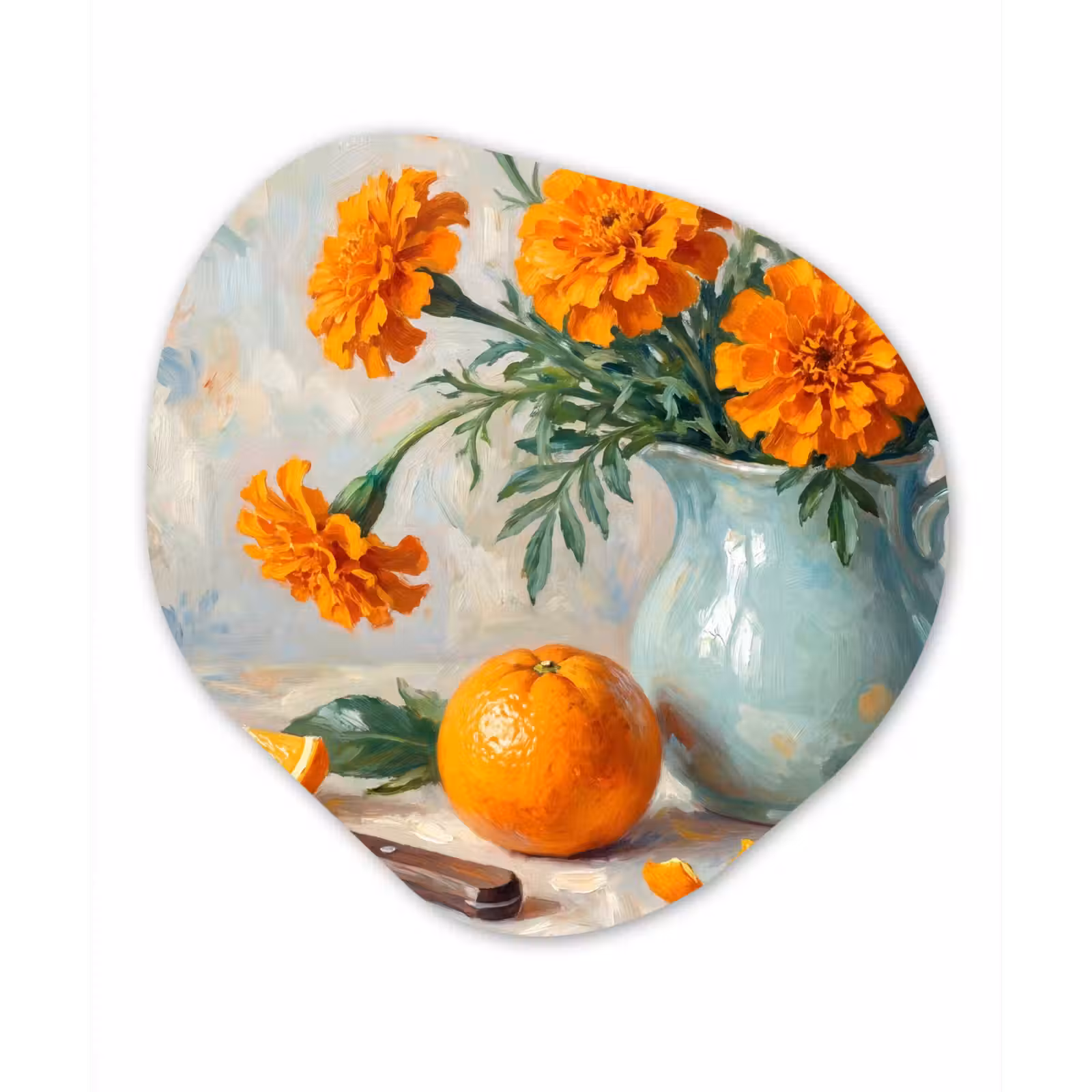 Organisch schilderij - Forex - Eten - Oranje - Kunst — 1