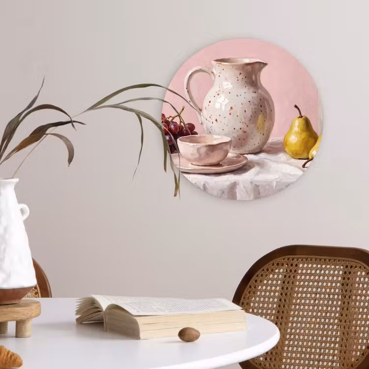 Muurcirkel - Stilleven - Fruit - Roze — 4