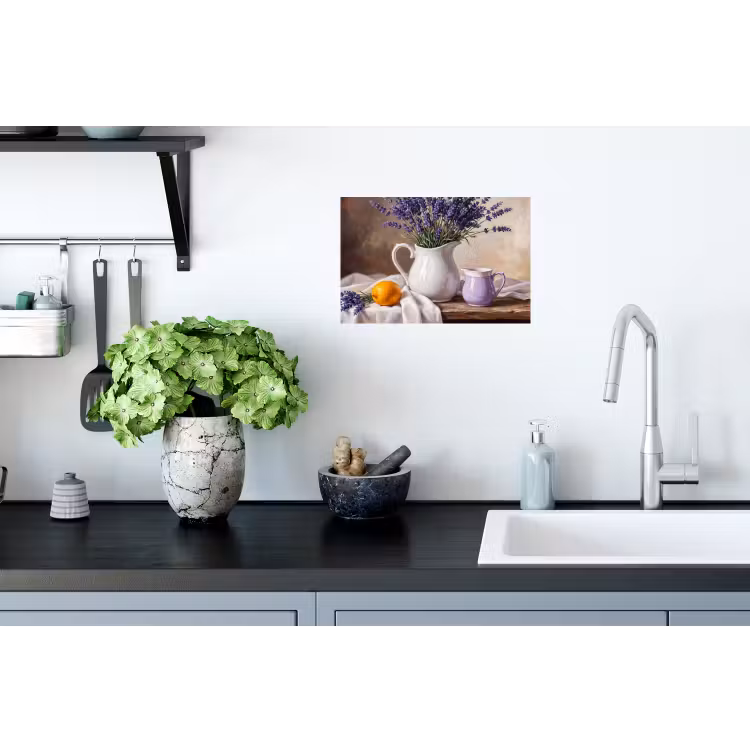 Muursticker - Bloemen - Stilleven - Paars — 2