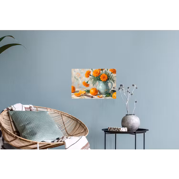 Muursticker - Eten - Oranje - Kunst — 4