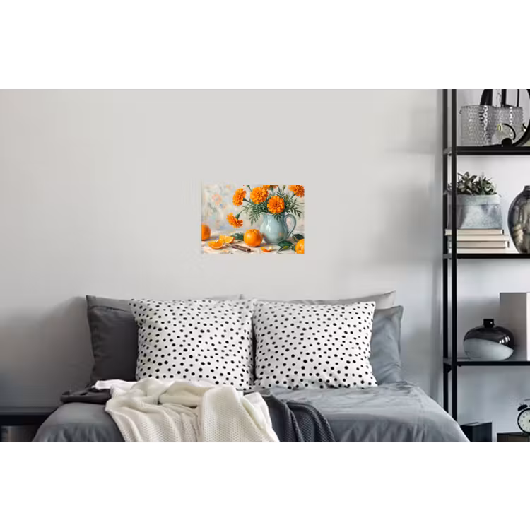 Muursticker - Eten - Oranje - Kunst — 5