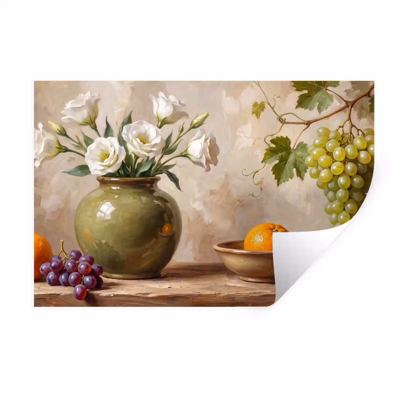 Muursticker - Bloemen - Fruit - Stilleven — 1