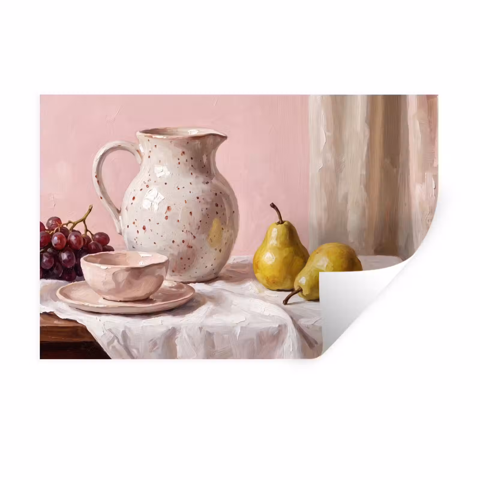 Muursticker - Stilleven - Fruit - Roze — 1