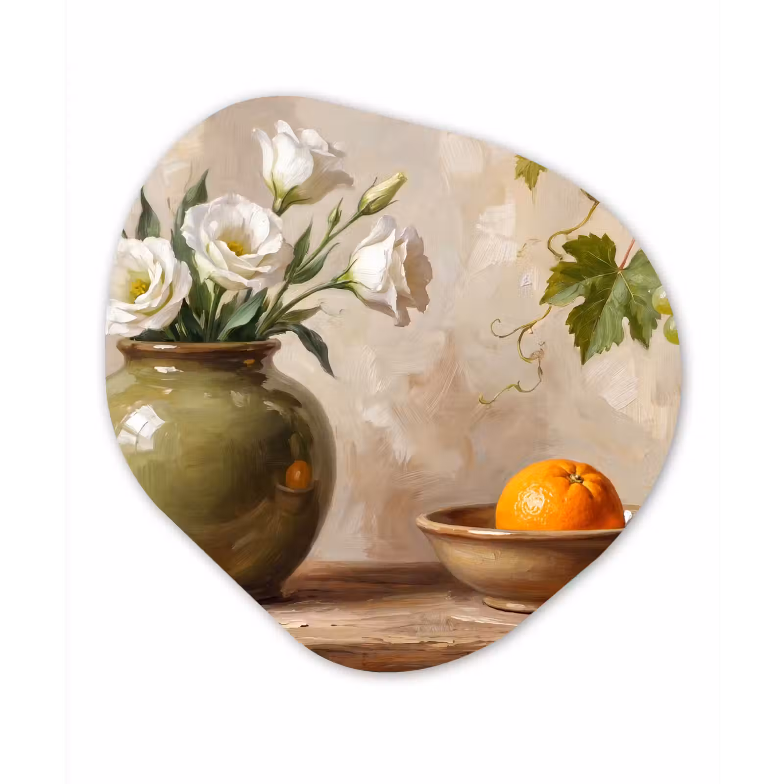 Organisch schilderij - Forex - Bloemen - Fruit - Stilleven — 1
