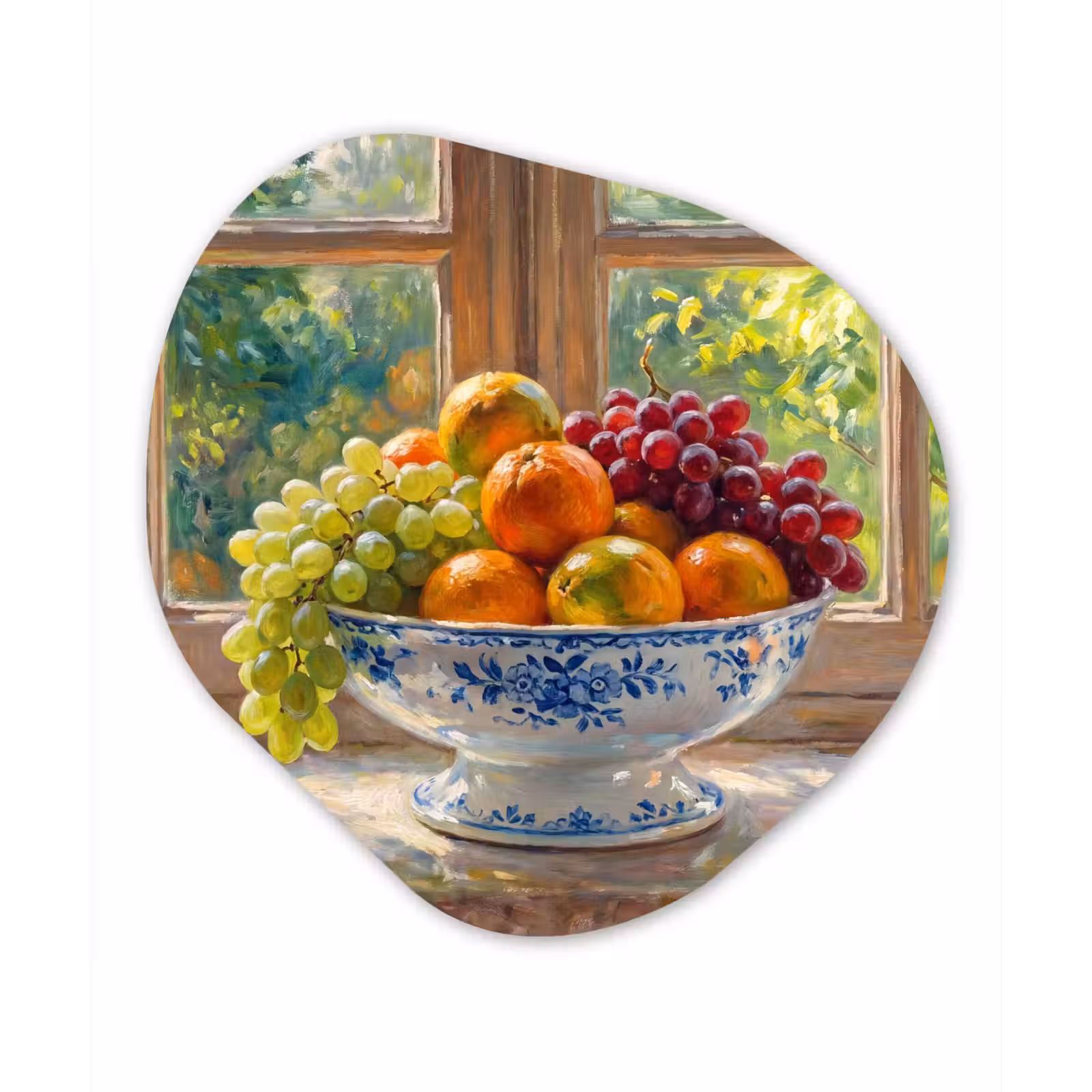 Organisch schilderij - Forex - Fruit - Vensterbank - Natuur — 1