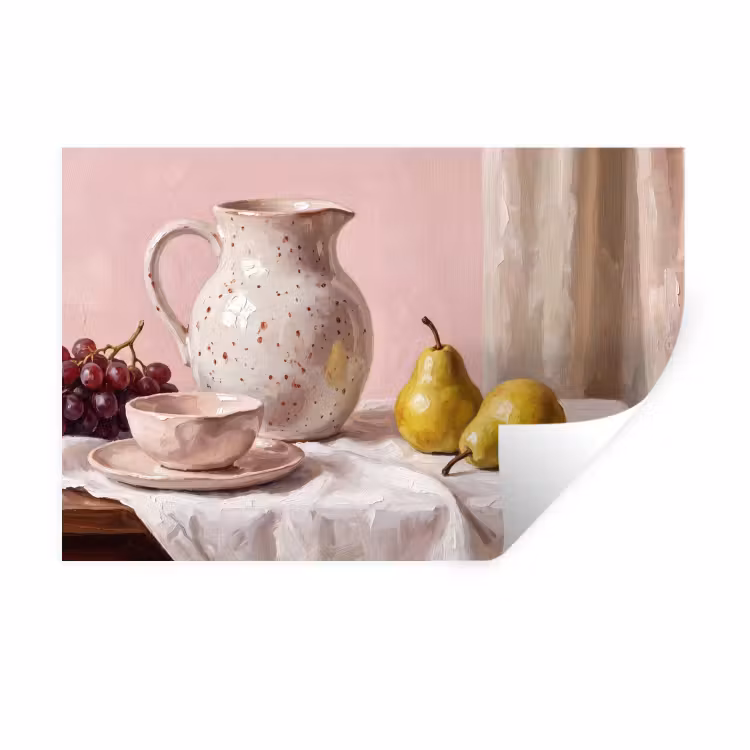 Muursticker - Stilleven - Fruit - Roze — 1