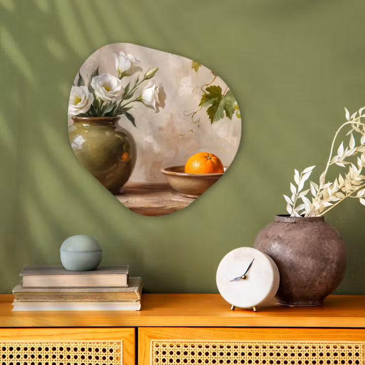 Organisch schilderij - Forex - Bloemen - Fruit - Stilleven — 2