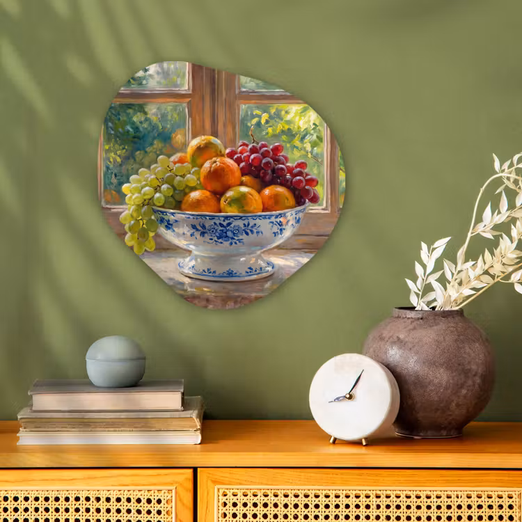 Organisch schilderij - Forex - Fruit - Vensterbank - Natuur — 2