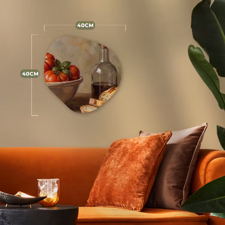 Organisch schilderij - Forex - Tomaten - Kom - Eten — 4