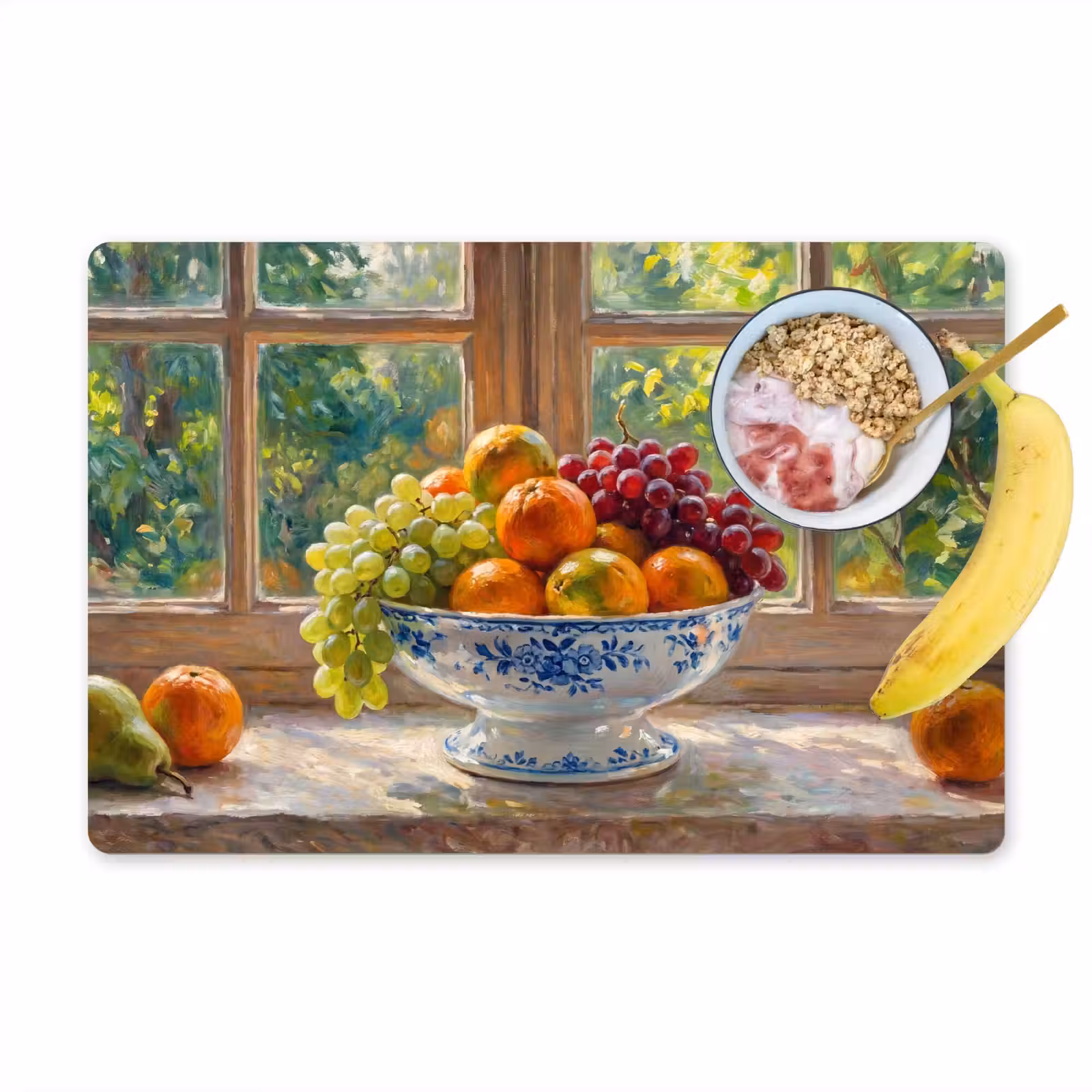 Placemat - 6 stuks - Fruit - Vensterbank - Natuur — 1