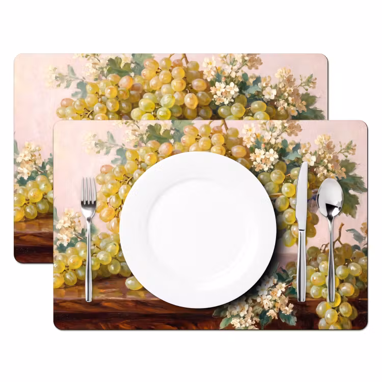 Placemat - 6 stuks - Fruit - Stilleven - Klassiek — 2