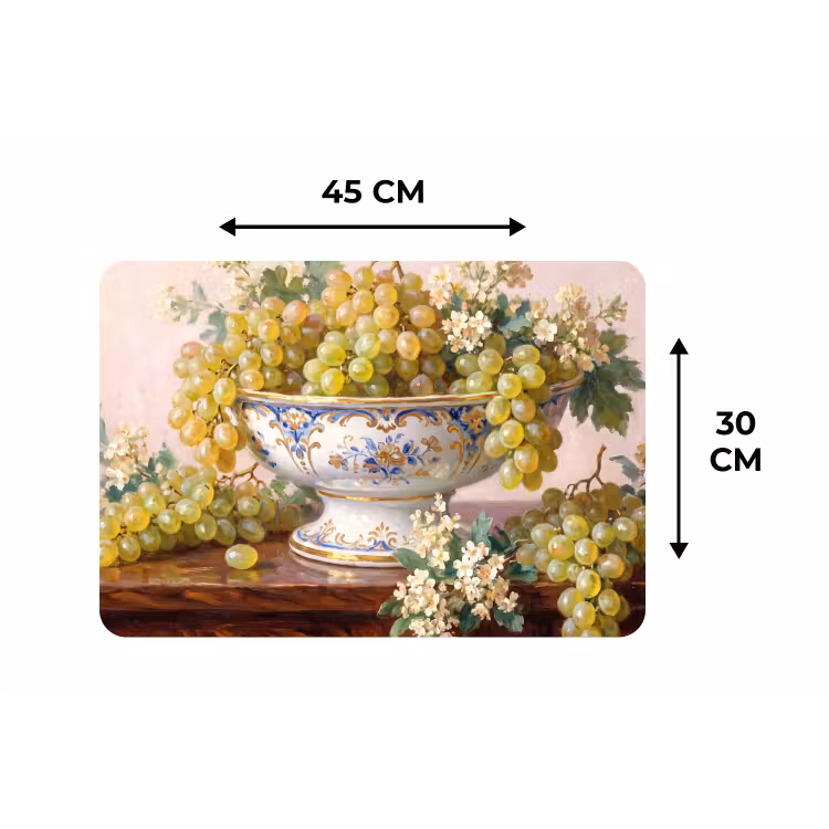 Placemat - 6 stuks - Fruit - Stilleven - Klassiek — 3
