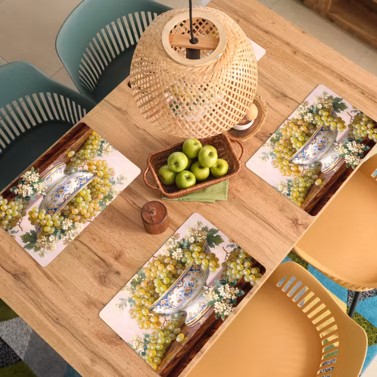 Placemat - 6 stuks - Fruit - Stilleven - Klassiek — 6