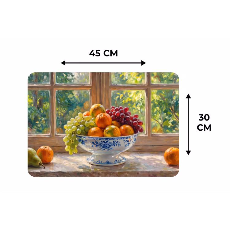 Placemat - 6 stuks - Fruit - Vensterbank - Natuur — 3