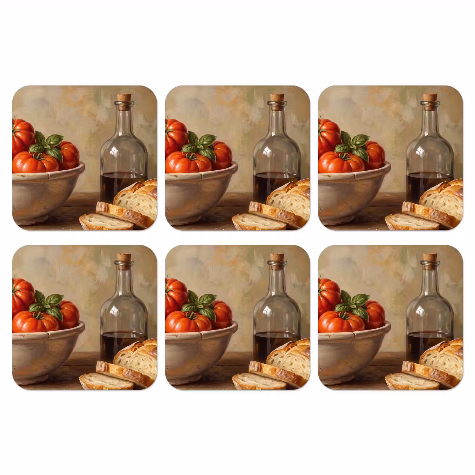 Onderzetter - Tomaten - Kom - Eten — 1