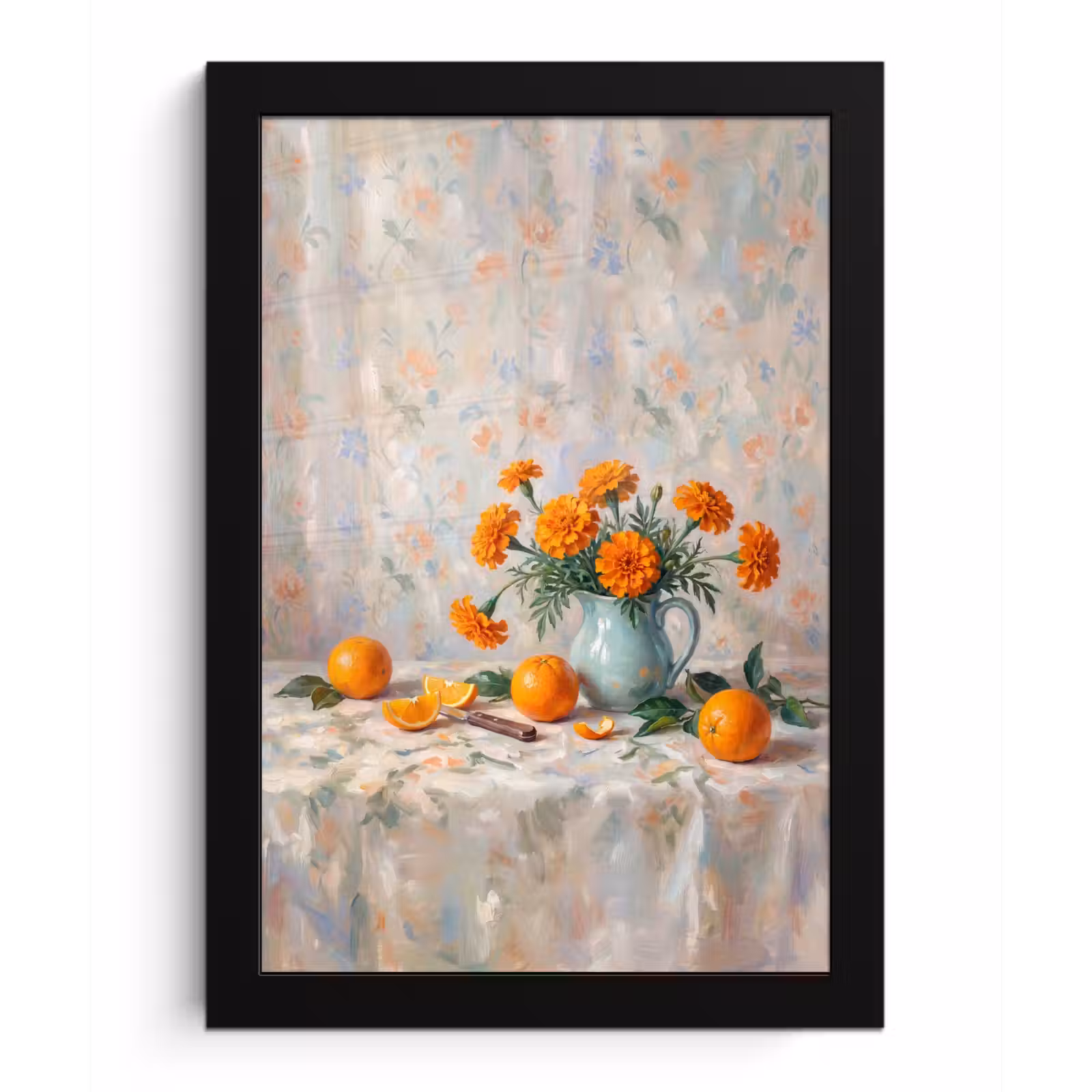 Poster met lijst - Eten - Oranje - Kunst — 1