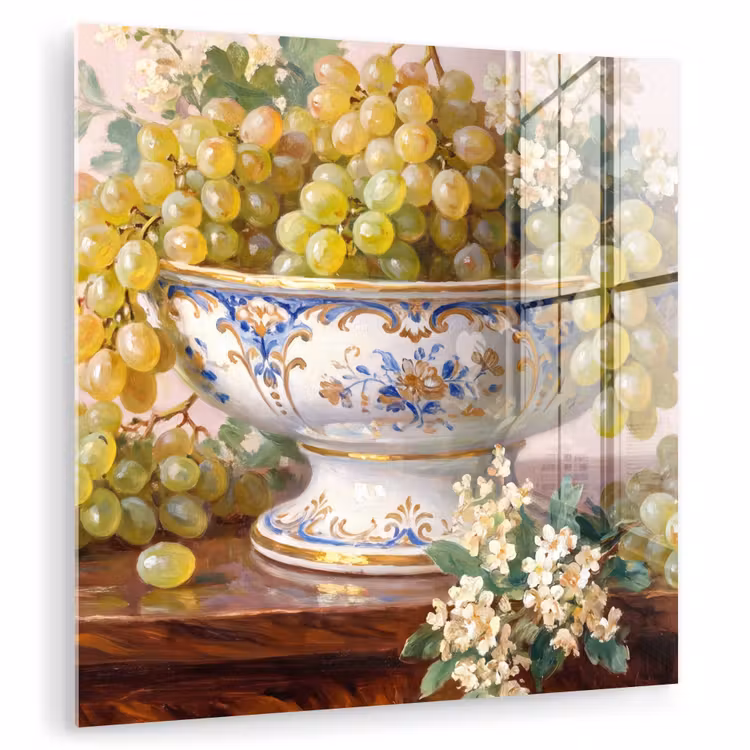 Glas schilderij - Fruit - Stilleven - Klassiek — 1
