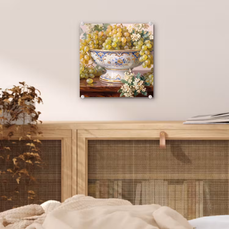 Glas schilderij - Fruit - Stilleven - Klassiek — 5