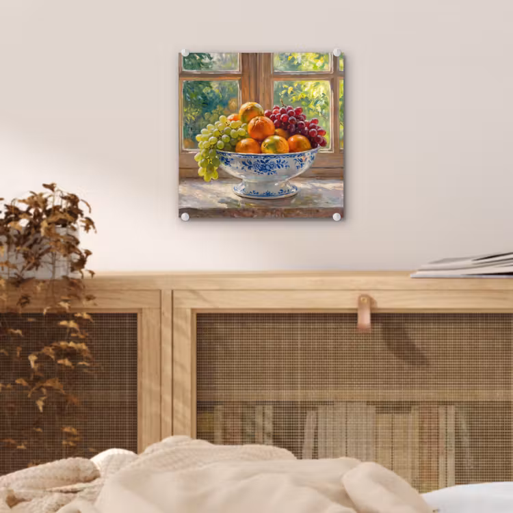 Glas schilderij - Fruit - Vensterbank - Natuur — 5